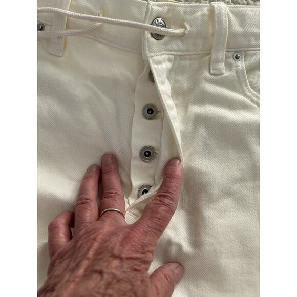 Madewell Low-Slung Baggy Jean: Airy Denim Edition Vintage Canvas Women's Sz 30 - Picture 12 of 16